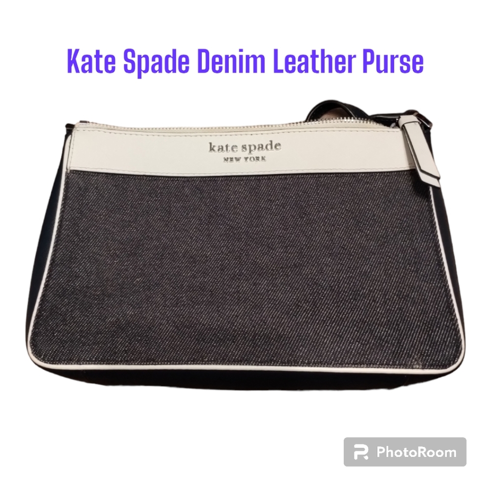 *SALE* Authentic Kate Spade Denim and Leather Purse